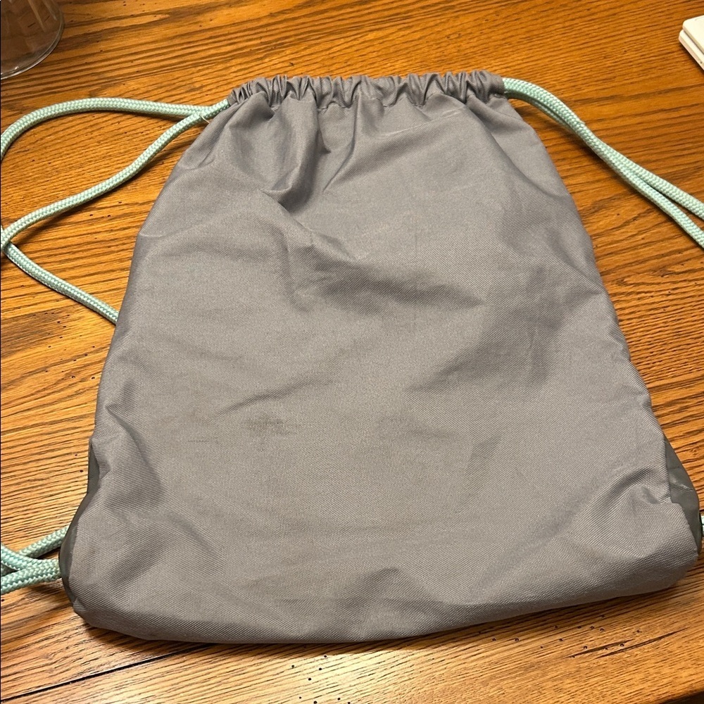 Adidas Gray and Teal Men's Backpack - Picture 2 of 3